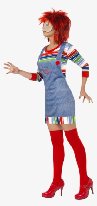 Licensed Miss Chucky Costume With Mask - Chucky Costume Women #7590025