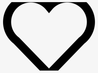 Simple Heart Outline - Clip Art #7590752