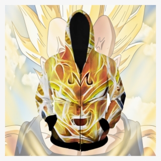Majin Vegeta 3d Zipup Hoodie Tag A Friend Who Would - Dragon Ball Z Vegeta Hoodie #7591550
