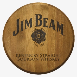 Jim Beam Bourbon Laser Engraved Barrel Head - Jim Beam #7592467