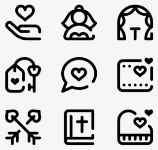 Wedding - Social Media Logos Png White #7592508