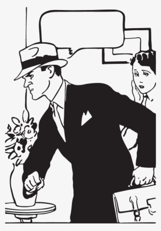 Angry Man Cartoon Png Transparent #7592599