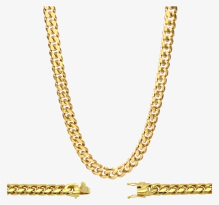 High Quality Hypoallergenic 18k Gold Plated Miami Chain - 9mm 18 Inch Chain #7592611