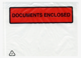 Envelope, 128x108mm, Transparent - Road Closed Ahead Sign #7592888