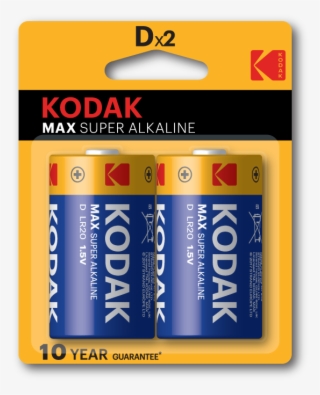 Kodak Max Alkaline D Battery - Parallel #7593103