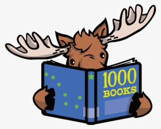 Picture Black And White Stock Kids Reading Books Clipart - Deer Reading A Book #7594203