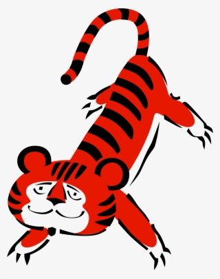 Big Image - Cartoon Red Tiger #7594571 Big Image - Cartoon Red Tiger #7594571
