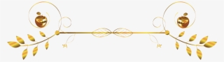 Gold Divider Png - Gold Text Dividers Png #7595461