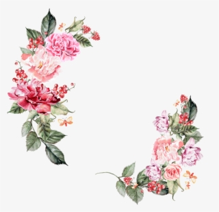 Download - Floral Border Hd #7595586