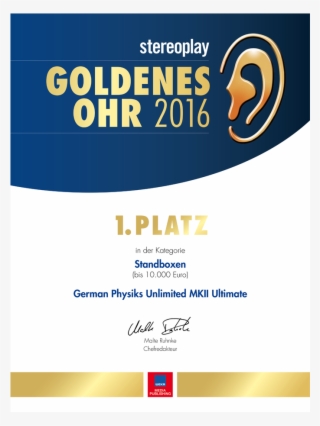 Fweb Unlimited Award Badges 7 - Stereoplay Goldenes Ohr 2017 Kopfhörer #7597622