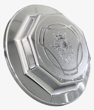 Chrome Hub Cover Front Scania - Emblem #7597933