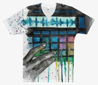 Image Of Water Colors Pbc T-shirt - Fish #7598177