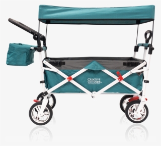 Push Pull Folding Wagon Teal #7598521