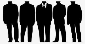 Svg Men In Suits Silhouette At Getdrawings - Group Of People #760780