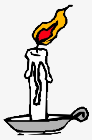 Burning Candle Clip Art Free Vector - Chemical Change Clip Art #760891