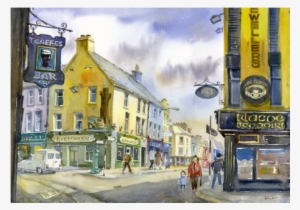 'galway Bar' Giclee Print - Galway City Watercolour #761154