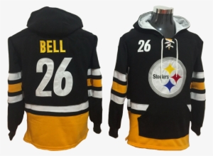 Pittsburgh Steelers Lacer - Pittsburgh Steelers Lacer - Le'veon Bell Black Pullover #761966