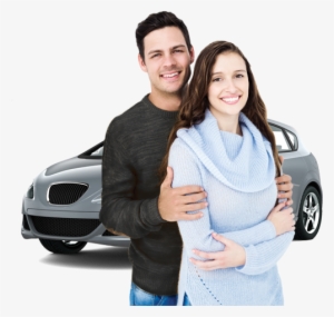 Happy Couple With Car - Insurance #763302