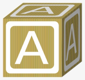 Alphabet Block A Png - Blocks Abc Clipart #763868
