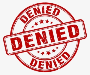 Denied Png - Free Delivery Stamp Vector #764085
