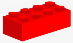 Red Logo Clip Art At - Lego Brick Transparent Background #764320