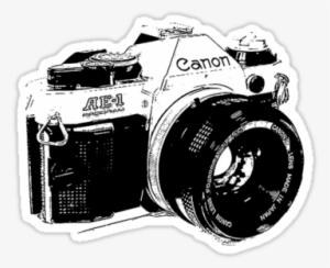 "vintage Canon Camera" Stickers By Patidesigns - Happy Birthday Photographer Camera #764926