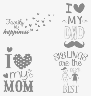 Use These Sample Images From The Family Quotes Clipart - Calligraphy #765319