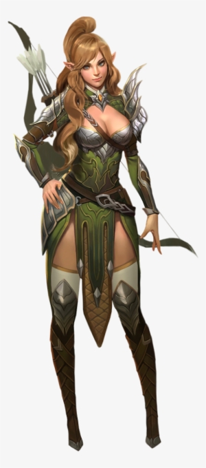Pin By Hisomu On Transparent Background - Medieval Female Characters Elf #765826