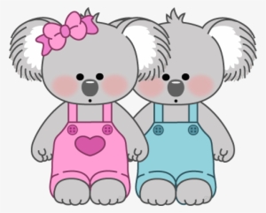 Koala Bear Clipart Zoo Animal - Boy And Girl Koala #767635