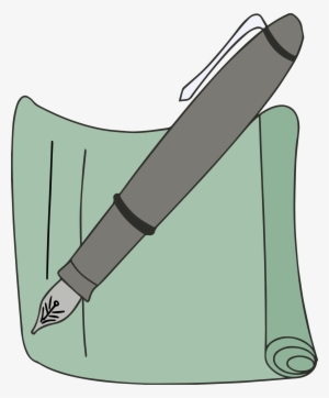 Calligraphy Pen And Paper Clipart Png - Paper #767923