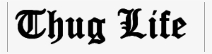 Thug Life Png Transparent Images Glasses Joint Text - Thug Life Stickers #767952