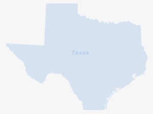 A Blue Graphic Of An Outline Of The State Of Texas - Texas Map #767953