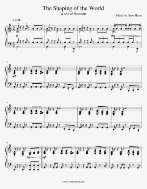 The Shaping Of The World Sheet Music Composed By Music - Sheet Music #768492