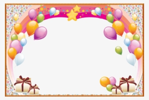 Birthday Png Frame Clipart Birthday Picture Frames - Happy Birthday Border Png #768638
