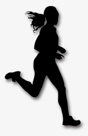 Girl Running Shadow Png #769267