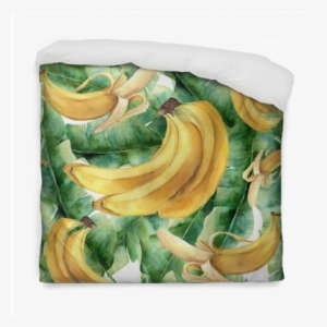 Watercolor Banana Tropical Pattern - Watercolor Painting #769293