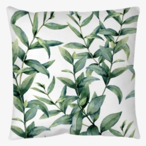 Watercolor Realistic Eucalyptus Pattern - Eucalyptus Pattern #769527