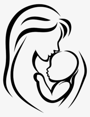 Mother Infant Child Clip Art - Mom Holding Baby Drawing #769529