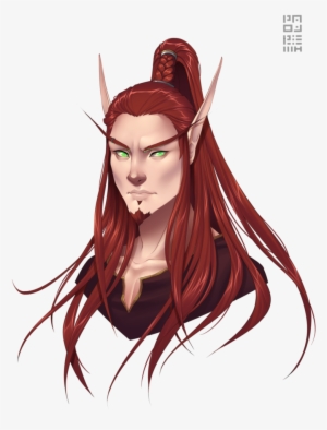 Eligoon By Paolapieretti Warcraft 3, World Of Warcraft, - Male Elf Red Hair #769654