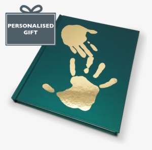Personalised Foil Blocked Handprint Notebook #769739