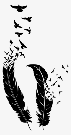 Birds001 Trans Black - Birds Of A Feather Png - Free Transparent PNG ...