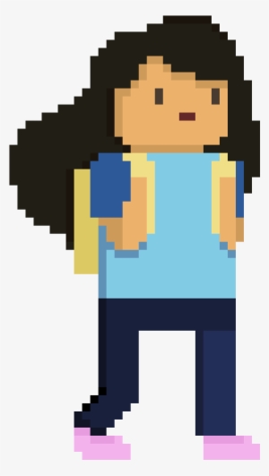 Girl Running - Cartoon #769886