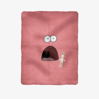 "shocked Patrick Sublimation Baby Blanket\ - Cartoon #7600269