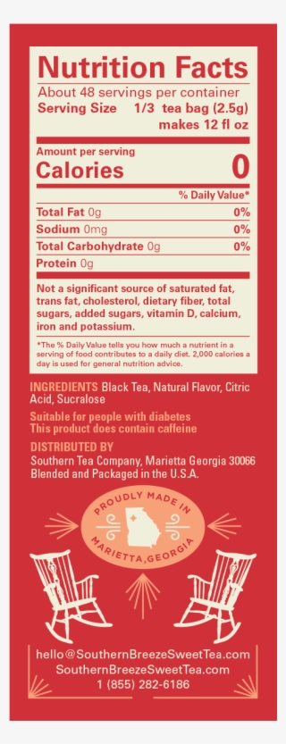 Peach Sweet Tea - Illustration #7600435