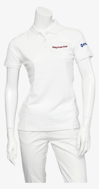 Raymarine Ladies White Classic Poloshirt - Polo Shirt #7600437