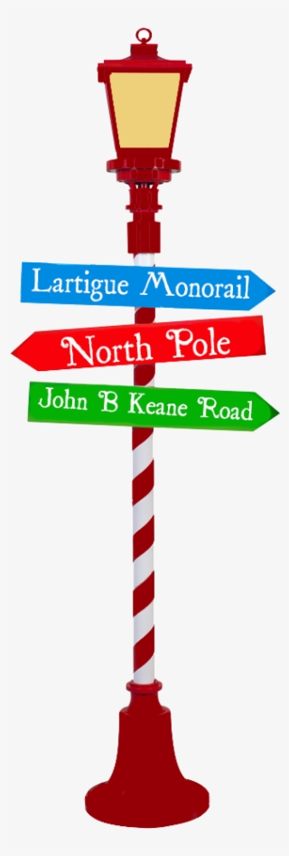 Listowel North Pole Express - North Pole Sign Clipart #7601722