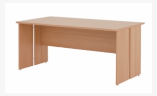 Rohr Sun Straight Home Office Desk 1600mm Beech Effect - Sofa Tables #7602113