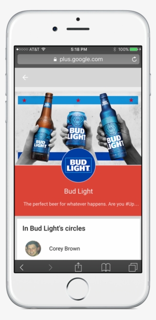 799 Bl Ggl Cover Mock Phone Hands - Iphone #7603098