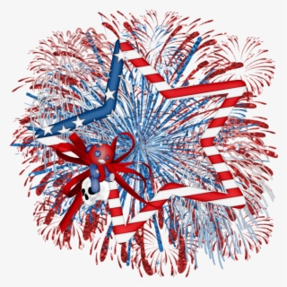 Patriotic Cluster Frame 810 X - Fireworks #7603570