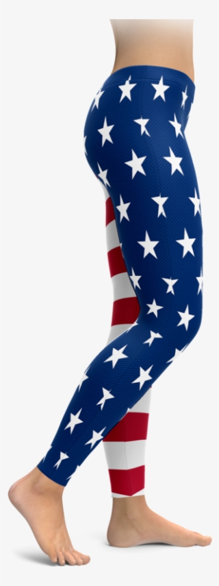 Patriotic Stars & Horizontal Stripes Leggings - Tights - Free ...